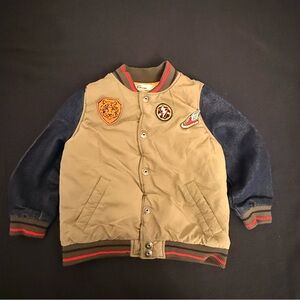 Kids toddler bomber jacket size 4T
